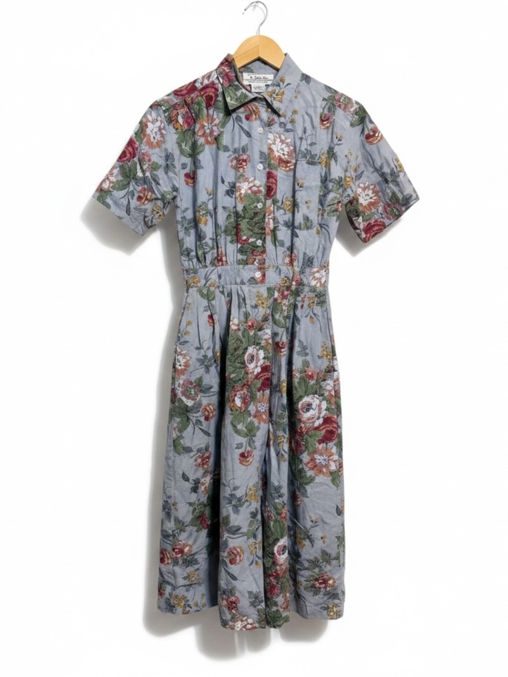 Vintage 💕 Blue Floral Talbots Dress